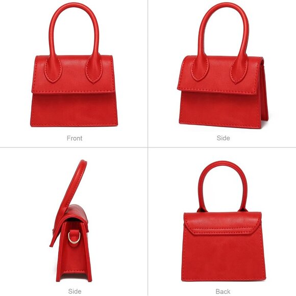 Mini Purse for Women, Mini Bag with Crocodile Pattern - Picture 5 of 9